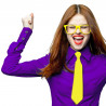 CRAVATE COLORZ JAUNE