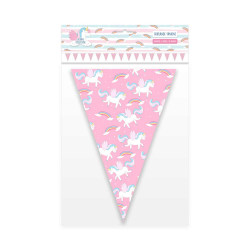GUIRLANDE FANIONS LICORNE 6M