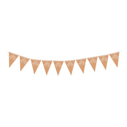 GUIRLANDE FANION ANNIVERSAIRE KRAFT