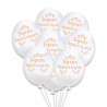 BALLONS ANNIVERSAIRE KRAFT X8