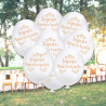 BALLONS ANNIVERSAIRE KRAFT X8