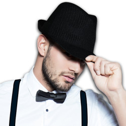 CHAPEAU COLORZ NOIR
