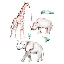 STICKER PM ANIMAUX SAFARI