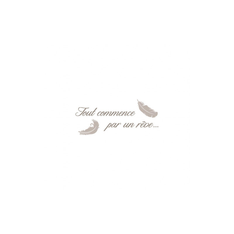 STICKER GM "TOUT COMMENCE" STICKER GM "TOUT COMMENCE"