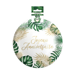 ASSIETTES TROPICAL PARTY X6