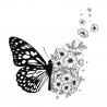 STICKER PM PAPILLON FLEURS