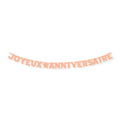 GUIRLANDE LETTRES ANNIVERSAIRE KRAFT