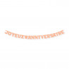 GUIRLANDE LETTRES ANNIVERSAIRE KRAFT