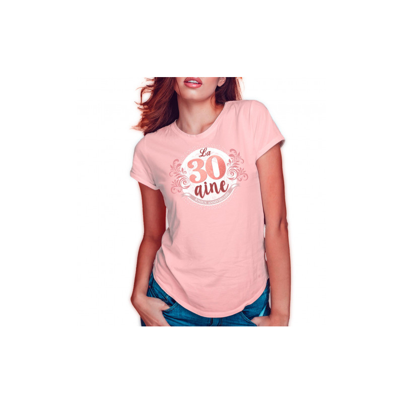 T SHIRT ANNIV FEMME 30 AINE