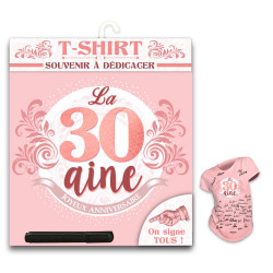 T SHIRT ANNIV FEMME 30 AINE