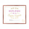 CADRE DIPLOME SUPER COPINE