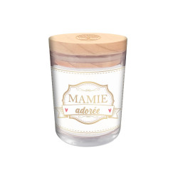 BOUGIE VERRE "MAMIE ADOREE"