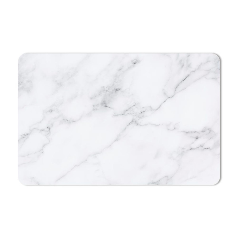 SET DE TABLE PVC MARBRE BLANC