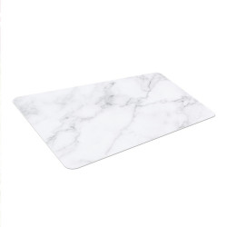SET DE TABLE PVC MARBRE BLANC