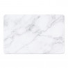 SET DE TABLE PVC MARBRE BLANC