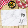 SET DE TABLE PVC MARBRE BLANC SET DE TABLE PVC MARBRE BLANC