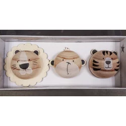 PATÈRE ENFANT ANIMAUX X3