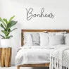 DÉCORATION EN MÉTAL "BONHEUR"