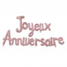 GHIRLANDA DI PAROLE DI COMPLEANNO ARROSSATE