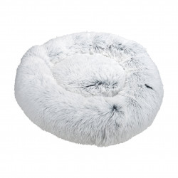 COUSSIN FLUFFY BLANC CHINÉ D75x24cm