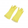 PAIRE DE GANTS MÉNAGE LATEX TAILLE S JAUNE
