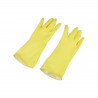 PAIRE DE GANTS MÉNAGE LATEX TAILLE M JAUNE