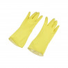 PAIRE DE GANTS MÉNAGE LATEX TAILLE L JAUNE