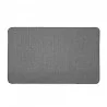 TAPIS MANEA TISSÉ GRIS UNI 45x75cm