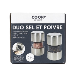 MINI MOULIN SEL ET POIVRE X2