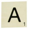 MAXI LETTRE DECO A, EN BOIS, 10 X 10 CM