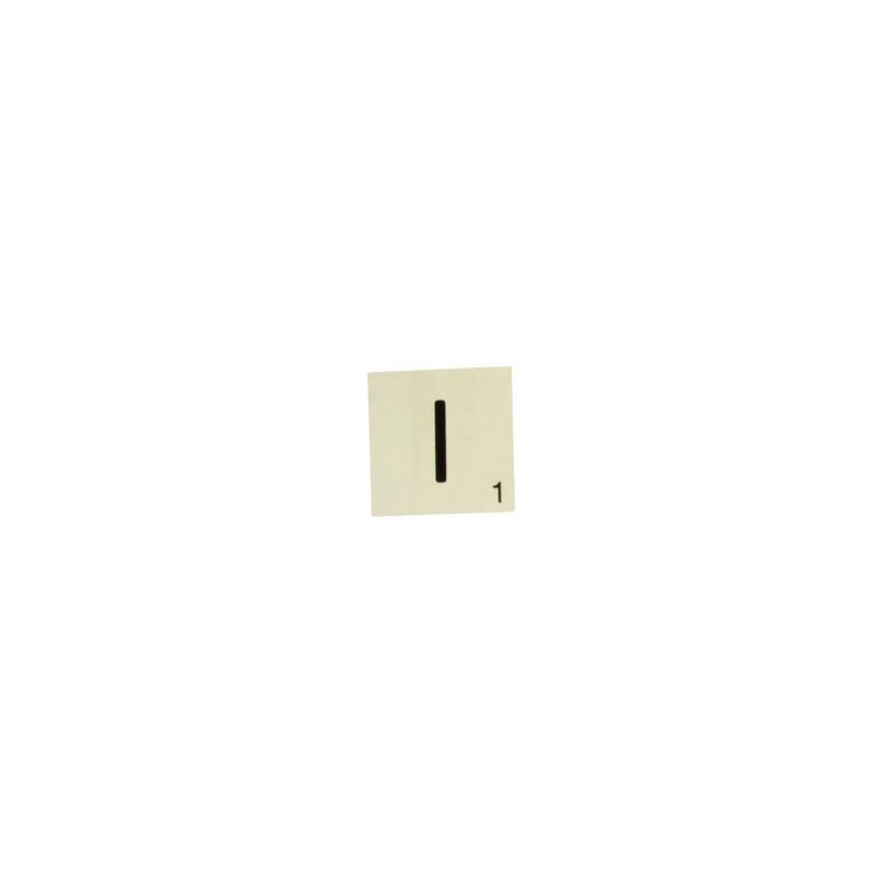 MAXI LETTRE DECO I, EN BOIS, 10 X 10 CM