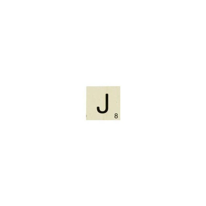 MAXI LETTRE DECO J, EN BOIS, 10 X 10 CM