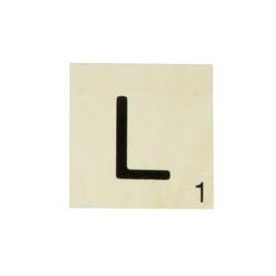 MAXI LETTRE DECO L, EN BOIS, 10 X 10 CM