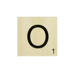 MAXI LETTRE DECO O, EN BOIS, 10 X 10 CM