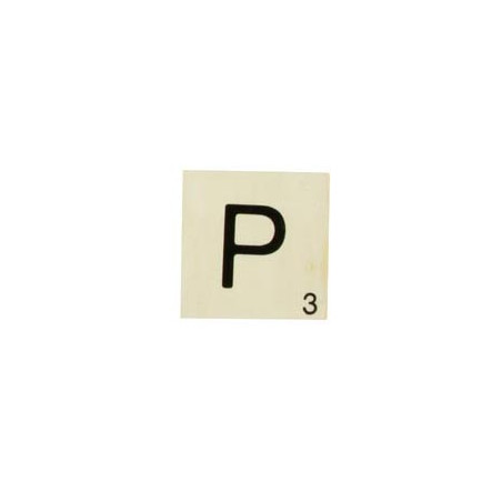 Lettre En Bois Style Scrabble 10cm MÉGACRÉA - Support Décoratif Pour Customisation