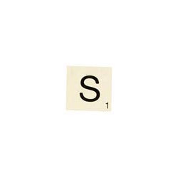 MAXI LETTRE DECO S, EN BOIS, 10 X 10 CM