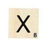 MAXI LETTRE DECO X, EN BOIS, 10 X 10 CM