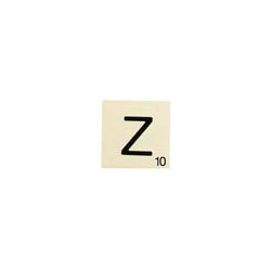 MAXI LETTRE DECO Z, EN BOIS, 10 X 10 CM