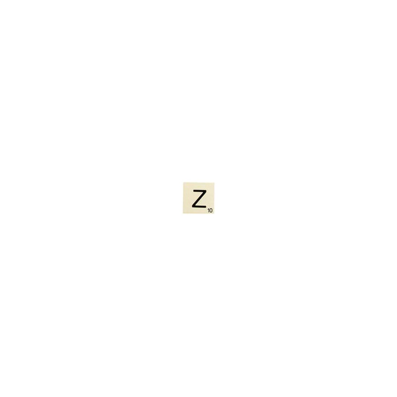 MAXI LETTRE DECO Z, EN BOIS, 10 X 10 CM