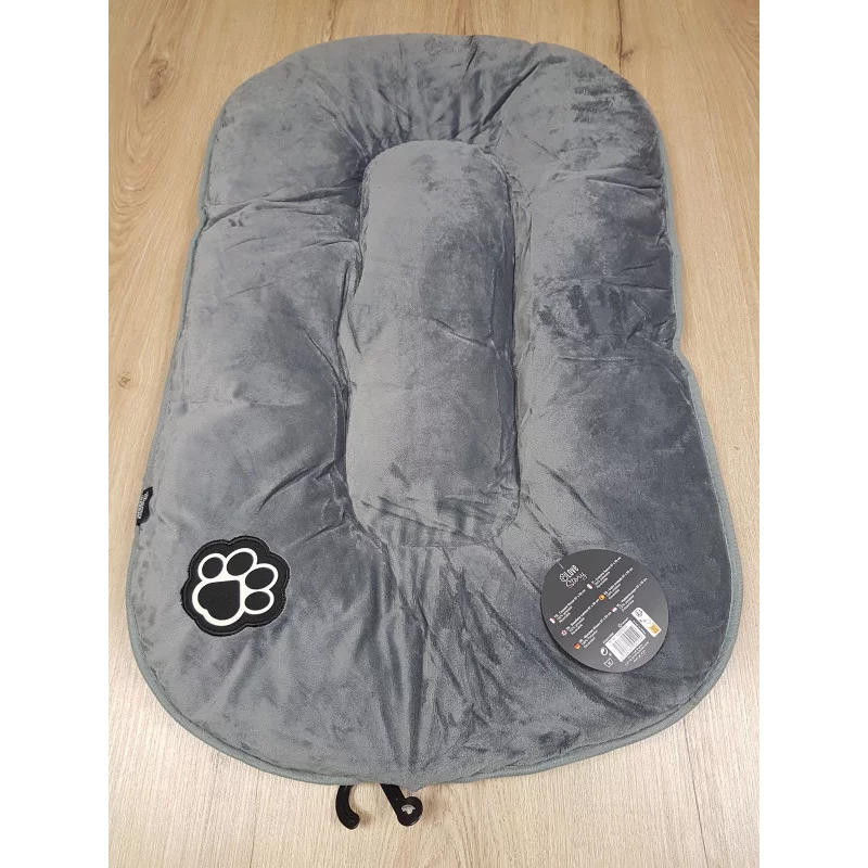 COUSSIN POUR CHIEN PATCHY GRIS NOIR L87cm
