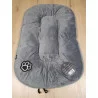 COUSSIN POUR CHIEN PATCHY GRIS NOIR L87cm