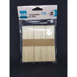 LANGUETTES EN BOIS x50 PIÈCES