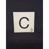 MAXI LETTRE DÉCO C EN BOIS 10X10cm