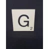 MAXI LETTRE DÉCO G EN BOIS 10x10cm