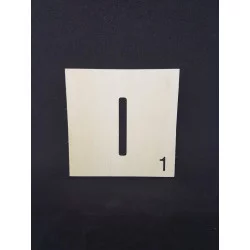 MAXI LETTRE DÉCO I EN BOIS 10x10cm