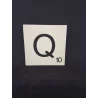 MAXI LETTRE DÉCO Q EN BOIS 10x10cm