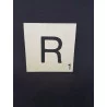 MAXI LETTRE DÉCO R EN BOIS 10x10cm