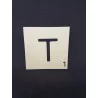 MAXI LETTRE DÉCO T EN BOIS 10x10cm