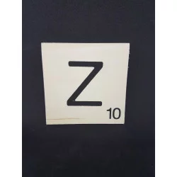 MAXI LETTRE DÉCO Z EN BOIS 10x10cm