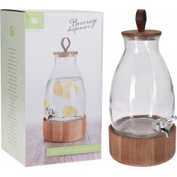 FONTAINE A BOISSON SUR SOCLE BOIS 5,5L